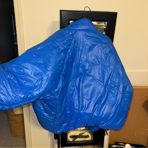 NWT Yeezy x Gap round puffer puffy blue jacket coat unisex men women medium - Picture 7 of 8